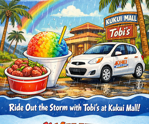Rainy Day Discovery: Poke, Shave Ice, and a Very Maui Solution